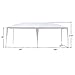 Teekland 10'x20' Outdoor Canopy Party Wedding Tent,Sunshade Shelter,Outdoor Gazebo Pavilion with 4 Removable Sidewalls