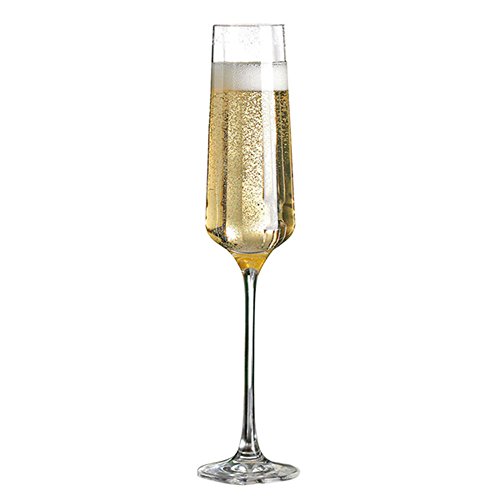 Charisma Transparent Lead-free Champagne Glasses, Set of 4