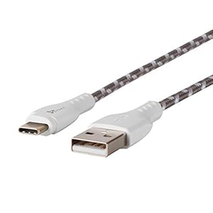 Syska CCCP10 1.5m Type-C Cable 2.4A Fast Charging (Grey White)