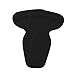Bringsine Shoe Pads, High Heel Cushion Insole Inserts, Heel Grips Back Liner Boot for Loose Shoes Men or Girls Ladies Black 3 Pairs