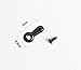 Hapy Shop 200 Pieces Picture Frame Turn Fasteners 200 Pieces Screws for Hanging Photos,Photos, Drawing, Black