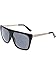 Quay Australia OTL II Women's Sunglasses Oversized Square Sunnies - Black/Smoke