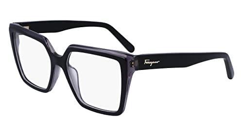 Salvatore Ferragamo SF2950 SF2950 022 dark grey grey vista Women's Steel, Standard, 54