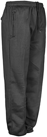 Mens Fleece Tracksuit Bottoms Closed Hem Jogging Gym Casual Trouser Pants Small TO XXL And Big Sizes 3XL 4XL 5XL 6XL 7XL