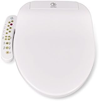 KOYIDA H04 Elongated Smart Automatic Bidet Toilet Seat Cover with Heated Seated, Warm Air Dryer,Nozzle cleaning and Arm Side Control, Cotton White