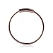 Ruifan 1PC 316L Surgical Steel Rose Gold Plated Seamless Continuous Hoop Rings Nose Eyebrow Tragus Lip Ear Ring BCR 22 Gauge 8MM