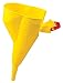 Justrite 11202Y Polyethylene Funnel For Use With The Type I Metal Safety Can. Easy-to-fill, Easy-to-pour, .5 x 11.25 inch (25 x 356mm) Size