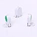 STONCEL 5 Pcs T5 Lamp Holder Tube Mount Socket Bi-Pin Base White, Green Plastic, Ceramic Material 54 Watts 2.5E+2 Volts AC 100-250V