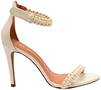 sandalia salto fino branca