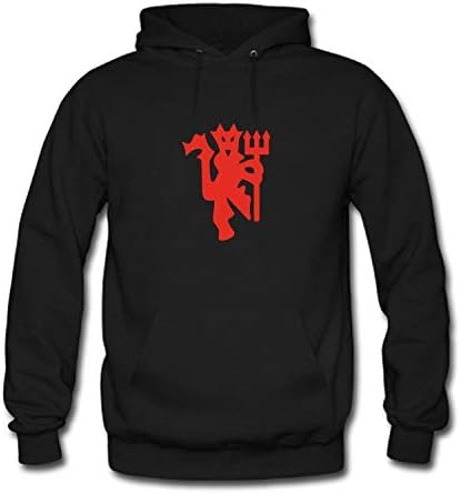 Foxgan Mens/Youth Manchester United Logo Red Devil Soccer Football Futbol Hooded Sweatshirt Hoodies T-Shirt