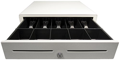 APG VB554A-AW1616 Vasario Series Standard-Duty Cash Drawer with USB PRO Interface, Painted Front, 16.3" x 16.3" x 4.3", White - Thumbnail 2