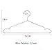 Wooden Hangers 40 Pack - Suit Hangers with 360-Degree Rotatable Hook - Smooth Natural Finish & Durable Wooden Coat Hangers - Heavy Duty Hangers for Clothes, Jacket, Shirt, Tank Top, Dress - Natural