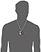 Marvel Comics Men's Stainless Steel Ironman Double Dog Tag Chain Pendant Necklace, 22