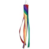 Spiral Rainbow Column Windsock, 40"