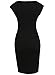 Oxiuly Women's Print Stretch Patchwork Formal Work Midi Pencil Party Dress OX160