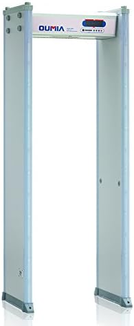 OumiaHigh Sensitivity Anti Interference 6 Zones Banks Security Walk Through Metal Detector