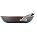 Ayesha Curry Home Collection Hard Anodized Nonstick Frying Pan / Fry Pan / Hard Anodized Skillet Set - 9.25 Inch and 11.5 Inch, Gray