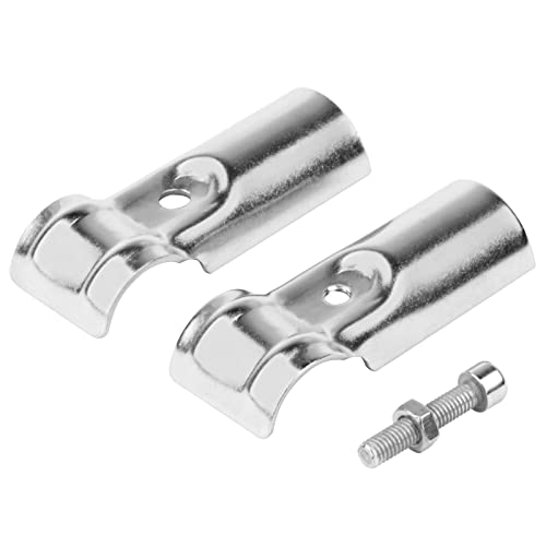 10 Sets 1 Inch T Pipe Clamp Connector Chain Link Fence Clamp, Stainless