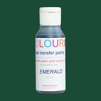 Colourist : Heat Transfer Paint : 50ml : Series 2 : Emerald