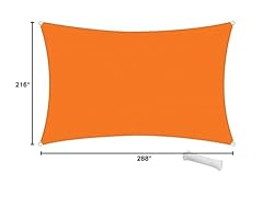 SunnyRoyal Sun Shade Sail 18'x24' Rectangle Shade