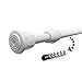 WindBreath 23-Inch-by-43-Inch Adjustable Tension Rod, White