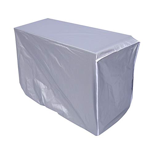 Canyita Air Conditioner Cover, Waterproof Sunscreen, Polyester Material, Silver Color, 3 Sizes Available