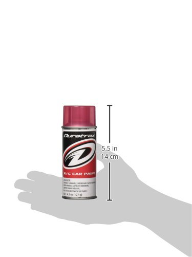 Duratrax Polycarbonate Radio Control Vehicle Body Spray Paint, 4.5 Ounces, Candy Red Translucent