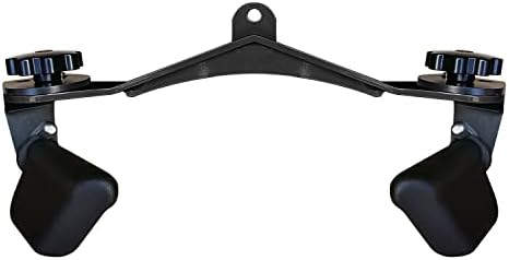 Double To Single Cable Attachment Handle - Multi-Grip LAT Pull Down Bar For Home Gym
