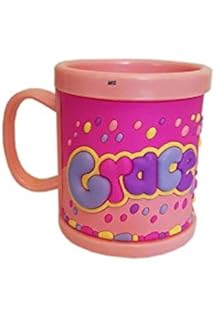 childrens plastic 3d mugs with names on them