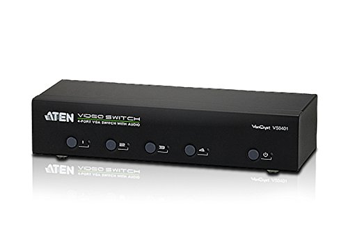 ATEN 4-Port VGA Switch with Audio - 1920 x 1440