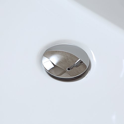 Decor Star PU-001-TC 1 5/8" Bathroom Faucet Vessel Vanity Sink Pop Up Drain Stopper Without Overflow Chrome