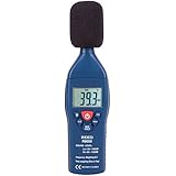 REED Instruments R8050 Sound Level Meter, Type 2, 30-100 and 60-130dB, +/-1.4 dB Accuracy