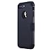 LONTECT for iPhone 7 Plus Case Hybrid Heavy Duty Shockproof Full-Body Protective Case with Dual Layer [Hard PC+ Soft Silicone] Impact Protection for Apple iPhone 7 Plus - Black