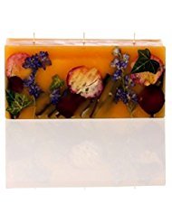 Rosy Rings 3 Wick Brick Botanical Candle â€“ Wild Plum & Cannabis