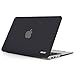 MacBook Air 11-inch Case, iXCC Smooth Finish Soft-Touch Plastic Hard Shell Case [2 in 1] with Keyboard Cover [Models: A1465 / A1370] - Black