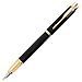 Parker IM Deep Black GT Fountain-Pen, Gold Trims, Steel Fine Nib.