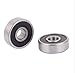 Mini Skater 16 PCS Black Generic ABEC 9 Precision 608 RS Skate Ball Bearing Deck Longboard Bearings(Black)
