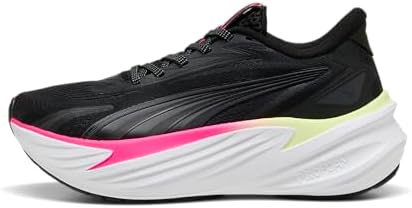 Maxima Pro - Ténis de corrida de estrada unissex, preto e prata, tamanho 9.5 do Reino Unido, Puma Black Puma Silver, 44 EU