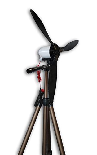 Cutting Edge Power Mini 12 Volt Wind Turbine Generator, Portable, w/Accessories,Small, Made in USA (Tripod Mount, 3 Blade (18"))