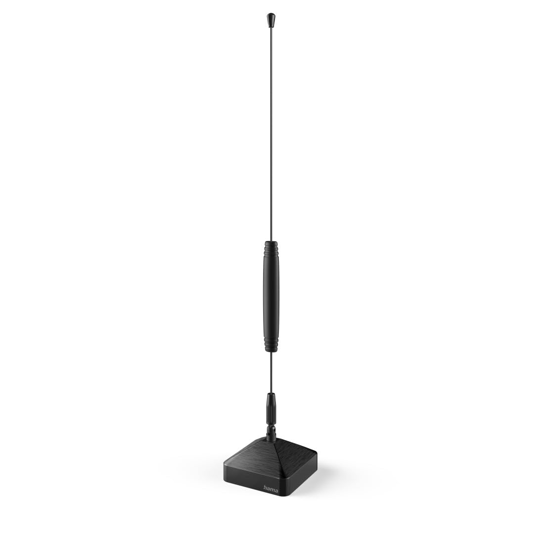 Hama Basic Passive Indoor Aerial (Receiving DVBT, DVBT2, DAB+, DAB, FM, Indoor Antenna for TV and Radio, 360° Reception, 180° Swivel) Black