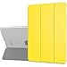 MoKo Case Fit 2018/2017 iPad 9.7 6th/5th Generation - Slim Lightweight Smart Shell Stand Cover with Translucent Frosted Back Protector Fit iPad 9.7 Inch 2018/2017, Lemon Yellow(Auto Wake/Sleep)