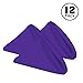 Gee Di Moda Cloth Napkins - 17 x 17 Inch Purple Dinner Napkins - Set of 12 Soft & Absorbent Washable Fabric Cloth Table Napkins with Hemmed Edges for Hotel Restaurant, Holiday Parties & Wedding
