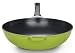 Ozeri 14" Earth Wok with Smooth Ceramic Non-Stick Coating, Green