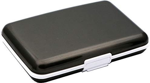 BOHONG Latest Aluminum RFID Blocking Credit Card Holder for Men Women - Stylish Travel Wallet - Best Protection for Bank Debit, ID, ATM, Cards Against Scanning Criminals,7 Slots (zzaSilvery Grey)