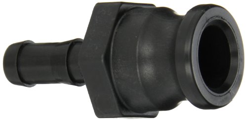 Banjo 050E Polypropylene Cam & Groove Fitting, 1/2" Male Adapter x Hose Shank