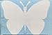 Retractable Screen Door Decals (Stickers) - 5 per Package - Keep Children Safe - Alert Birds, Dogs, Kids - Warn, Protect, Window Safety - Butterfly (White)