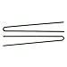 Marilyn Faye's U-Shaped Straight Hair Pins (Set of 12) (3 inch, Brown)