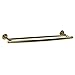 Amerock BH26545BBZ Arrondi 24 in (610 mm) Double Towel-Bar in Brushed Bronze/Golden Champagne