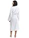 TowelSelections Terry Kimono Bathrobe - Terry Cloth Bath Robe for Women and Men, 100% Turkish Cotton, Made in Turkey (White, S/M)