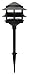 Moonrays 95725 Low Voltage Path Lighting Made Of Diecast Aluminum (3-Tier Design, Black Finish)